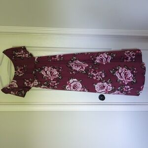 Off the Shoulder Winery Dress